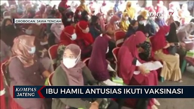 Ibu Hamil Antusias Ikuti Vaksinasi
