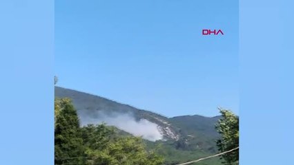 Son dakika gündem: KAZDAĞLARI'NDA ORMAN YANGINI