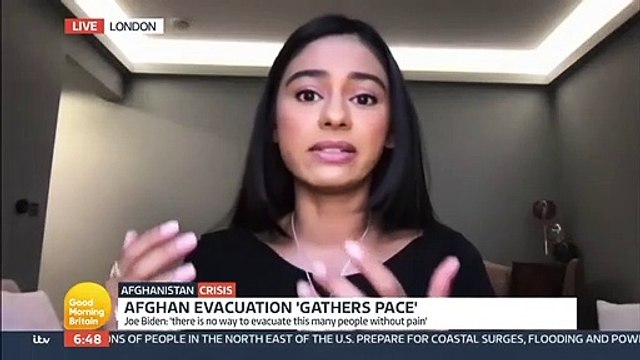 Good Morning Britain - Journalist Nelufar Hedayat speaks passionately about her own family in Afghanistan as she fears for their safety