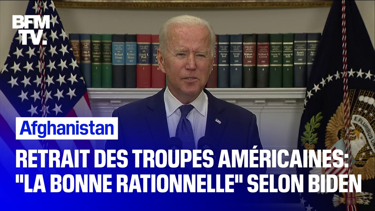 Afghanistan: Joe Biden estime que le retrait des troupes américaines était "la bonne décision"