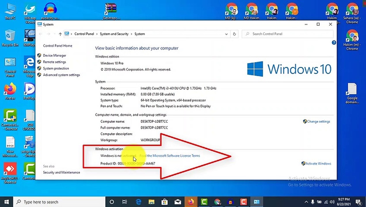 windows 10 activate (100% Working) || Activate windows go to settings to activate