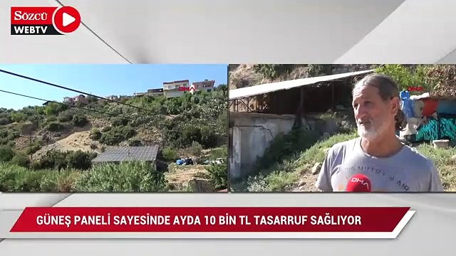 Köylüler güneş paneli sayesinde ayda 10 Bin tl tasarruf sağlıyor