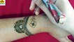 मंडला  मेहंदी आसान design -uniqe heavy mandala henna mehndi design for beginners - Habiba Mehndi Art