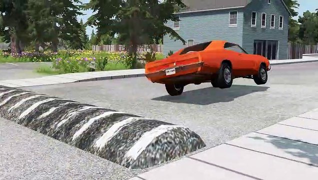 Cars vs Massive Speed Bumps #5 – BeamNG.Drive