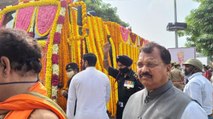 Former UP CM Kalyan Singh's last journey begins in Atrauli