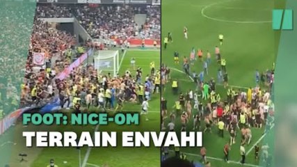 Une enquête ouverte après le match interrompu Nice - Marseille