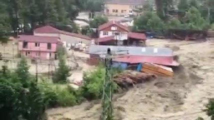 Son dakika haberi: SELDE KERESTE FABRİKASININ YIKILMA ANI KAMERADA