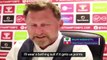 'I'll wear Speedos if it means we get a good result!', jokes Southampton boss Hasenhuttl