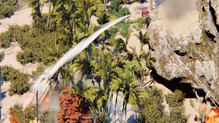 Yangınla mücadele için İHA ordusu