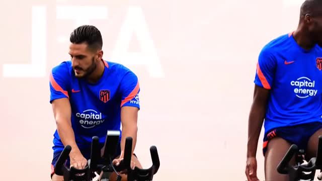 El Atlético de Madrid regresa a los entrenamientos tras el triunfo cosechado frente al Elche