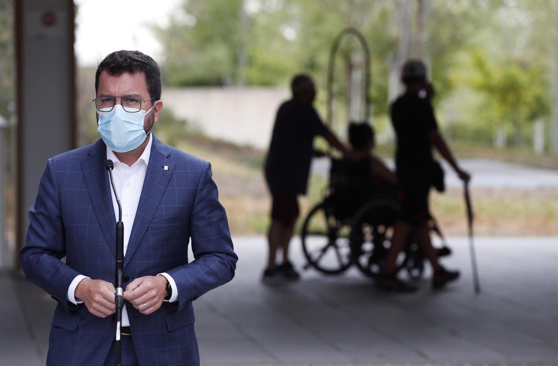 Pere Aragonès responde al TSJC: "El toque de queda no es una cuestión de orden público, es una cuestión sanitaria"