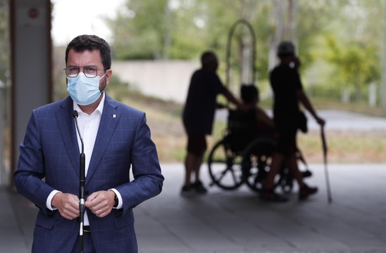 Pere Aragonès responde al TSJC: El toque de queda no es una cuestión de orden público, es una cuestión sanitaria