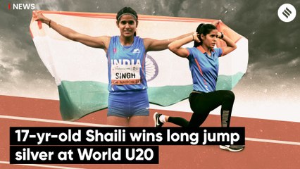 17-yr-old Shaili Wins Long Jump Silver at World U20