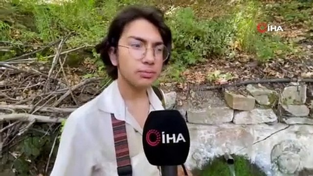 Görenleri şaşkına çeviren olay! 2 bin yıllık lahitten 150 yıldır su akıyor