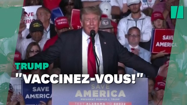 Trump sifflé par ses partisans à qui il recommandait de se faire vacciner