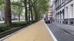 Nouvelle rue cyclable sur l'avenue Louise