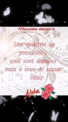 De nouvelles pensées pour une nouvelle semaine !