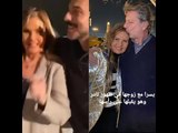 يسرا بين احضان باسل خياط وظهور نادر لزوجها