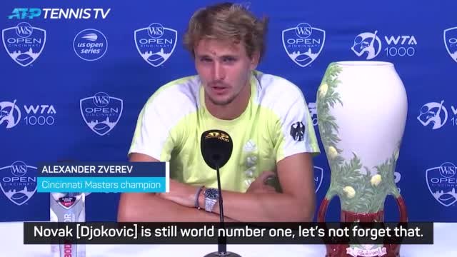 Cincy Masters champion Zverev believes 'tennis is in a good spot'