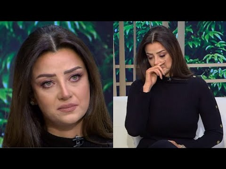 ًرضوى الشربيني تبكي على الهواء في اول ظهور لها بعد وفاة والدتها وتعيش كابوساً !!