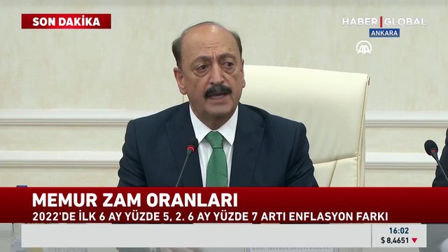 Memur ve memur emeklisinin zam oranı açıklandı