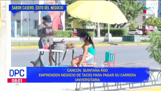 Emprenden un negocio de tacos para pagar sus carreras universitarias