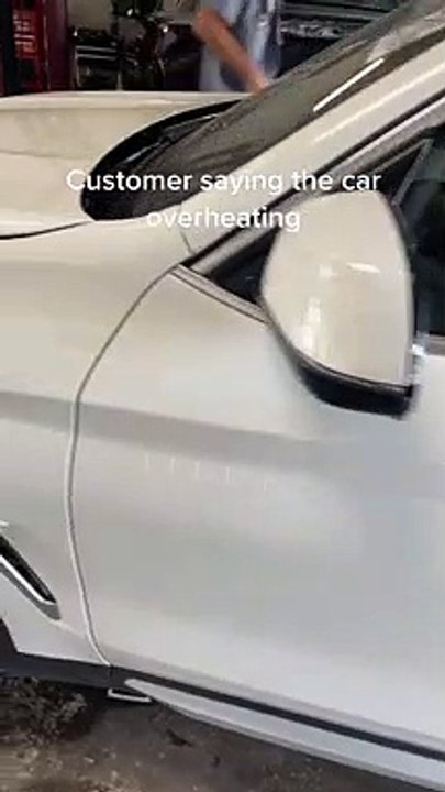 Car's Coolant Impeded by Bullet