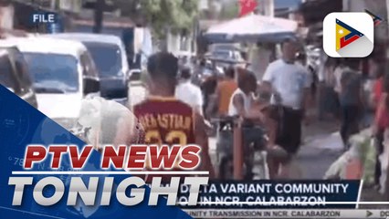 DOH confirmed Delta variant community transmission in NCR, Calabarzon | via @MarkFetalcoPTV