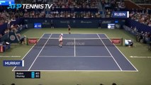 Murray beats lucky loser Rubin in straight sets