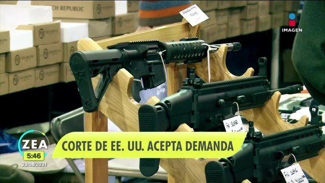 Corte de EU acepta demanda de México contra fabricantes de armas