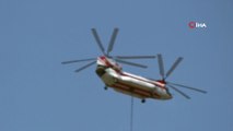Kazdağların’daki yangına 3 uçak ve 12 helikopter ile müdahale ediliyor