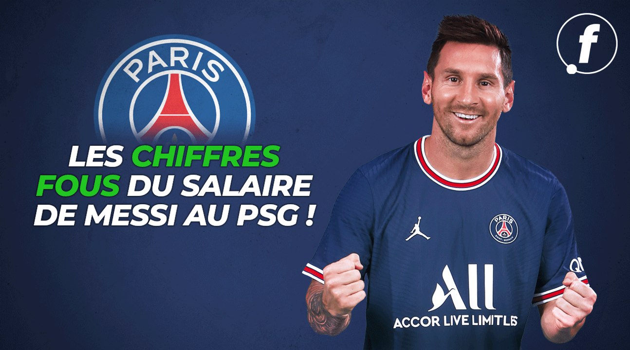 Les chiffres fous du salaire de Messi au PSG