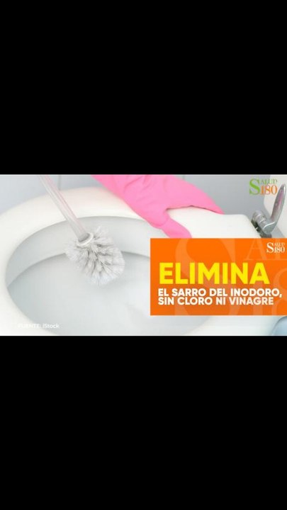 Elimina el sarro de tu inodoro sin cloro ni vinagre.| Salud180