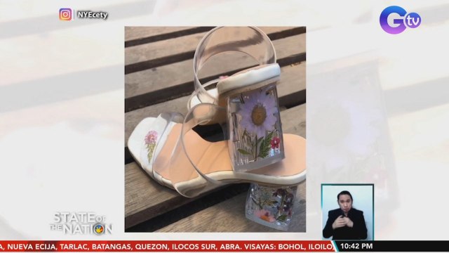 Mga bulaklak, pine-preserve sa heels ng mga sapatos at negosyo na ng isang Ophthalmologist | SONA