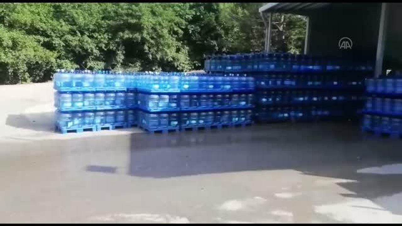 Şile'de mevzuata aykırı faaliyet gösterdiği tespit edilen su dolum tesisi mühürlendi