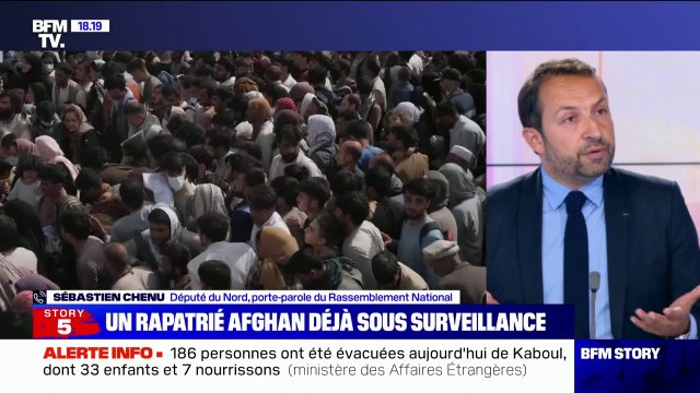 Sébastien Chenu appelle le gouvernement à arrêter immédiatement le flux de réfugiés afghans