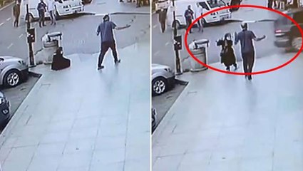 Mucize kurtuluş kameralarda! Atmaktan vazgeçtiği adım kadını hayata bağladı