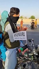 Afghanistan New Taliban Traffic Police in Action Afghanistan New Traffic Police..