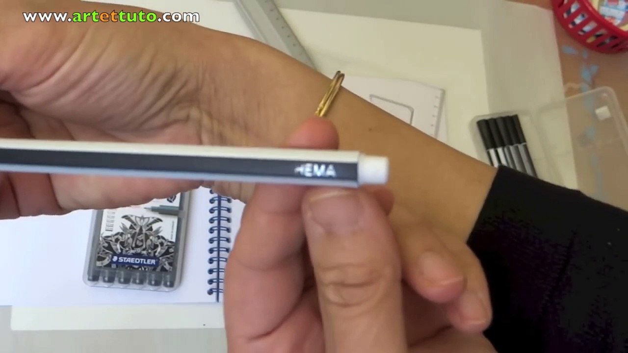 tuto zentangle dessin creatif et structuré