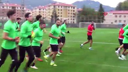 Giresunspor, Trabzonspor mesaisine başladı