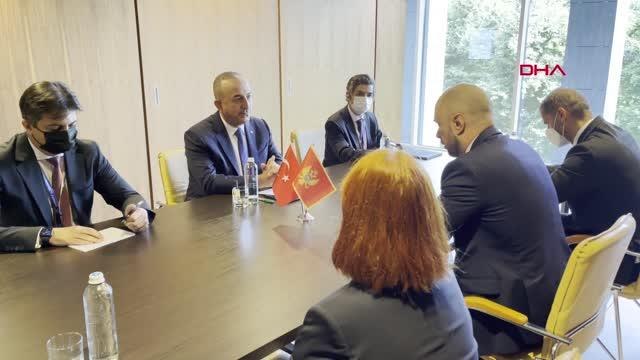 Bakan Çavuşoğlu, Ukrayna'da Karadağlı mevkidaşı Raduloviç ile görüştü