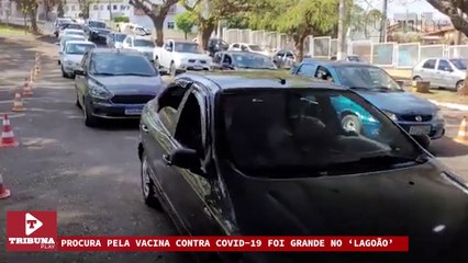 Vacinação em Apucarana tem grande procura; veja