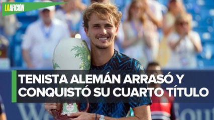 Alexander Zverev vence a Andrey Rublev y gana el Masters 1000 de Cincinnati