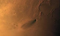 كاميرا الاستكشاف الرقمية لمسبار الأمل تلتقط صورة لمنطقة بركانية فوق المريخ