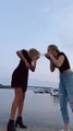 Woman Falls Into Lake When Friend Blows Beer on Her Face While Shotgunning