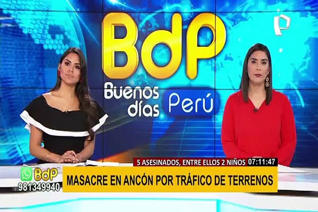 Ancón: masacre por tráfico de terrenos deja cinco muertos, entre ellos dos niñas de 3 y 13 años [VÍDEO]