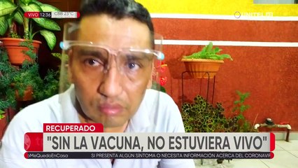 Recuperados de Covid-19 agradecidos con la vacuna