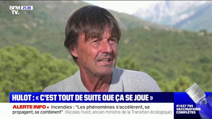 Nicolas Hulot sur le réchauffement climatique: "Il faut vraiment agir en grand et immédiatement"