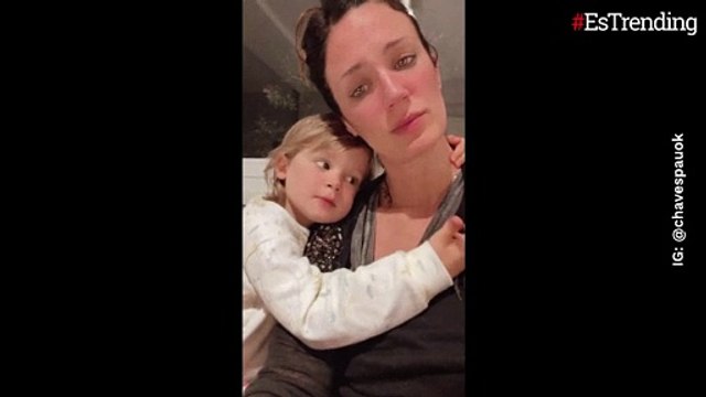 ¿Estás llorando? : Paula Chaves no pudo evitar llorar con las tiernas palabras que le dedicó su hijo