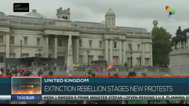 United Kingdom: Extinction Rebellion stages new protests in London